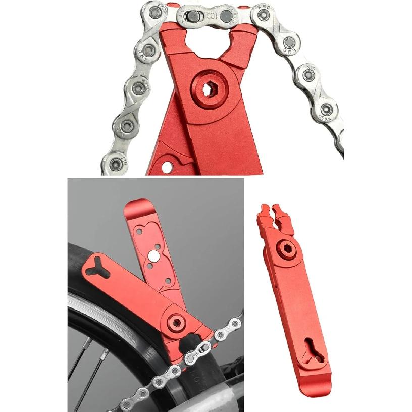 Bicycle Missing Link Plier Tool Tire Lever Missing Link Box Bicycle Master Link Plier Valve Tool 4 In 1 Multifunction Tool