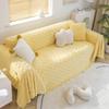 Sofa Towel Four Seasons Universal Light Luxury Cushion Ins All-Inclusive Sofa Cover Cushion Cover Towel Plush Anti-Scratching Thickened