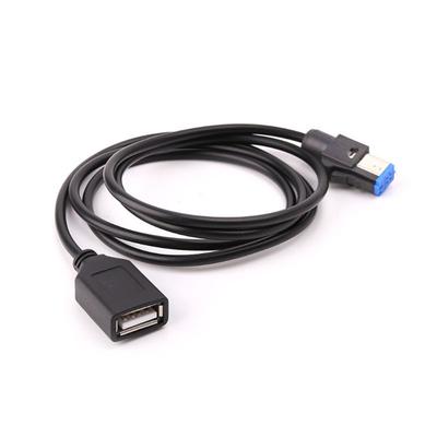 Ny 1m USB Lydforlengelseskabel Adapter 4-pinners For Nissan Teana Qashqai Radio CD