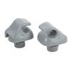 2pcs Sun Visor Retainer Clips 88217S01A01ZA Interior Sun Visor Hook Replacement for Element 2003 2005 Gray
