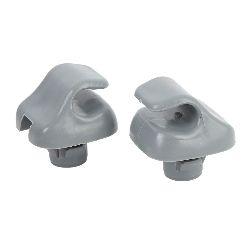 2pcs Sun Visor Retainer Clips 88217S01A01ZA Interior Sun Visor Hook Replacement for Element 2003 2005 Gray