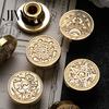 Creative Gift Packaging Vintage European Magic Themed Wax Seal Stamp Head, Solid Brass Exquisite Handmade Letter Sealing Engraved Head for Journal