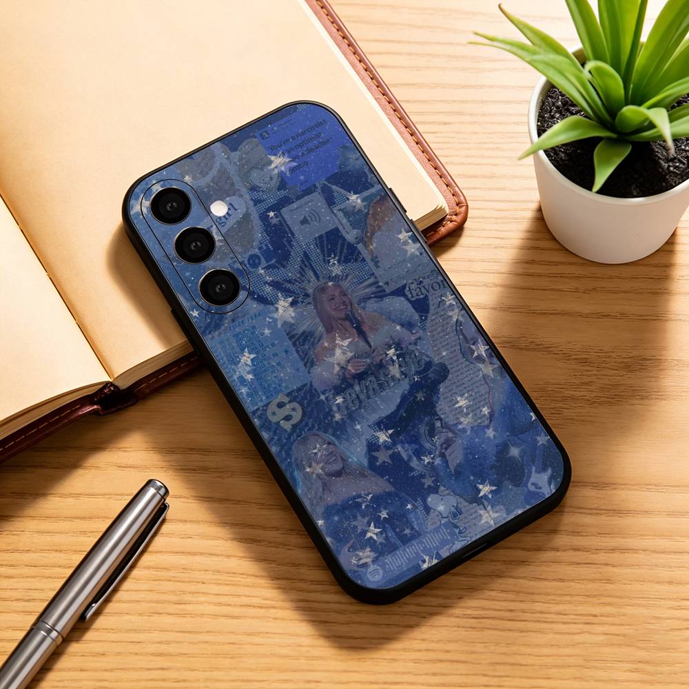 F-Freya Skye S-Singer Phone Case Black Silicone Soft For Samsung Galaxy A73,A72,A71,A70,A53,A52,A51