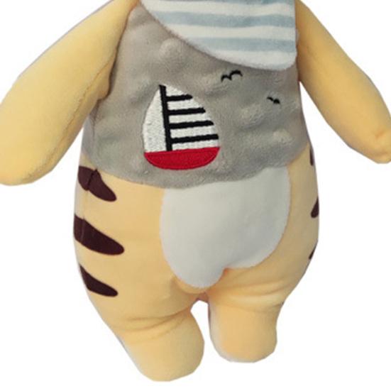 Plush Toy Adorable Appearance Super Soft 2 Styles Baby Plush Tiger Animal Chew Doll for Home