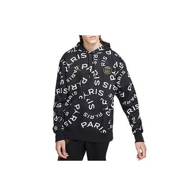 Jordan Paris Saint-Germain Fleece-Hoodie Herren Tops Schwarz CV9955-010