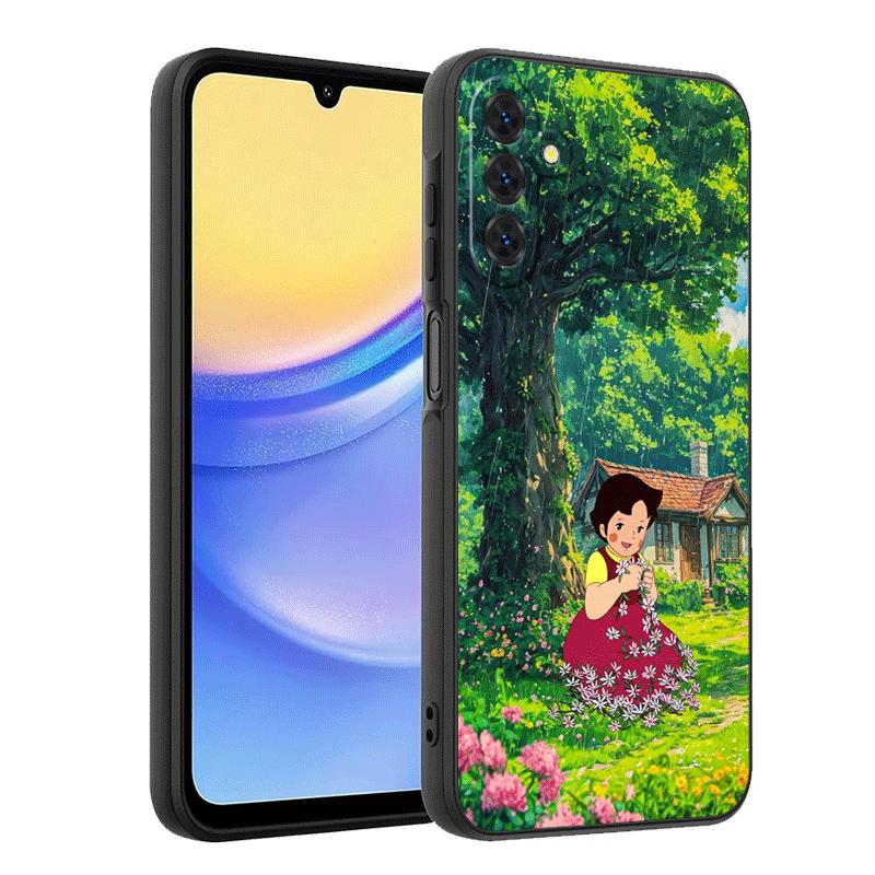Heidi Cartoon Cute Soft Phone Case for Samsung A17 A37 A57 A16 A26 A36 A56 A15 A25 A35 A55 A14 A24 A34 A54 A13 A23 A33 A53 A52 A
