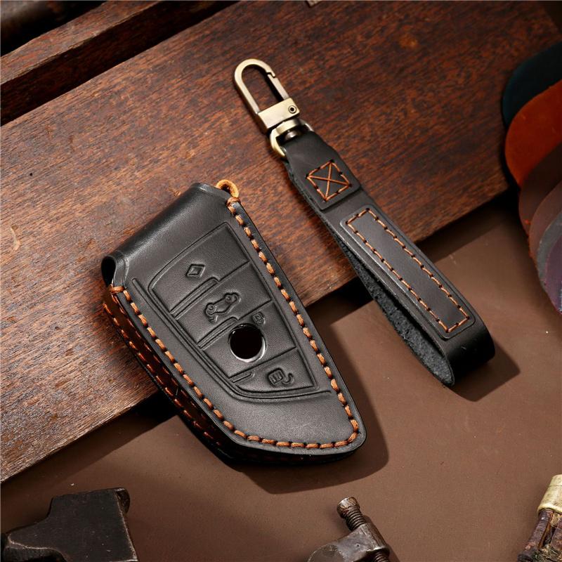 

Чехол для ключей от автомобиля, сумка для ключей для Bmw F20 G20 G30 X1 X3 X4 X5 G05 X6, аксессуары, автомобильный Стайлинг, держатель, защита брелка в виде ракушки