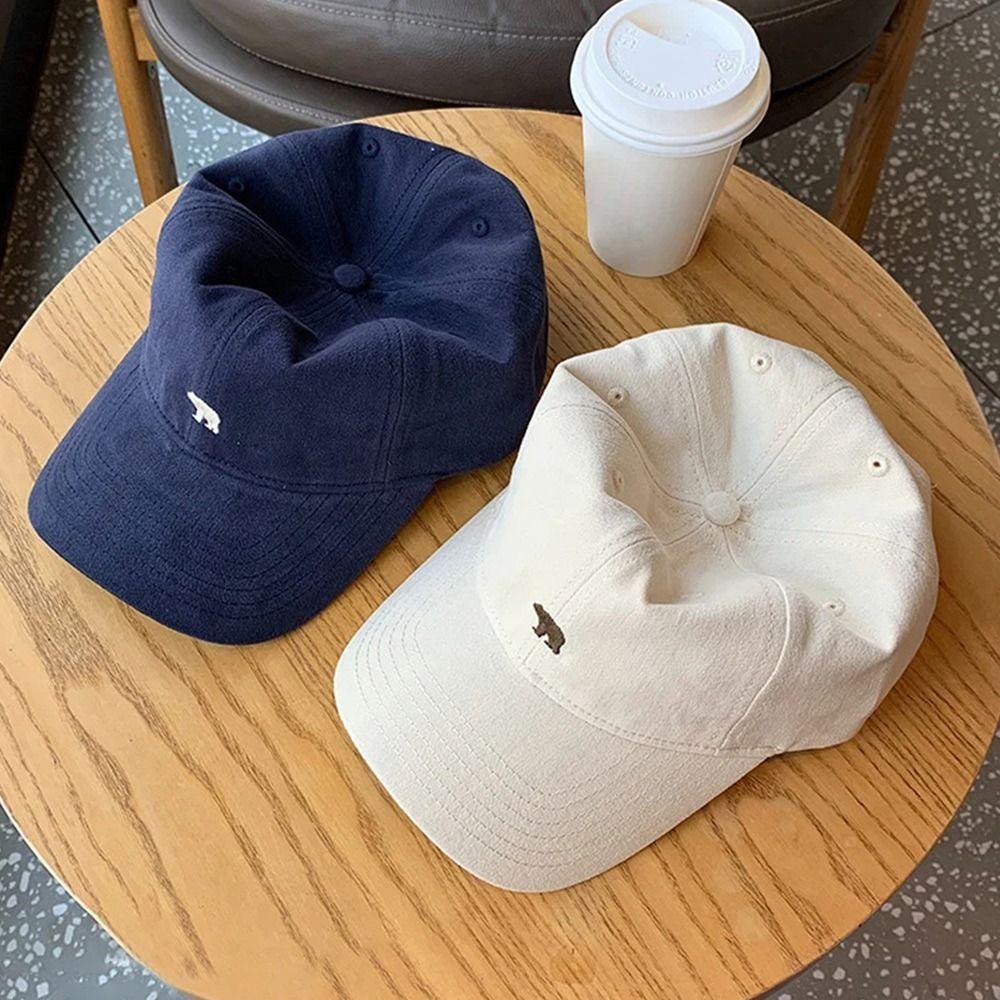 Cotton Baseball Cap Embroidery Sun Visors Casual Peaked Hat  for Men Women