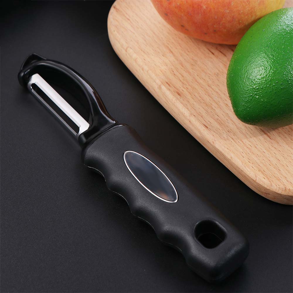 2-in-1 Peeler Ultra Sharp Soft Grip Handle Swivel Vegetable Peeler Anti-Slip Heavy-Duty Stainless Steel Peeler Food Preparation