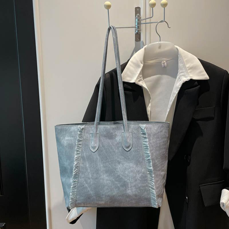 Fashion Tote Bag with High Appearance Quality, Single Shoulder Bag, Patchwork Commuter Bag