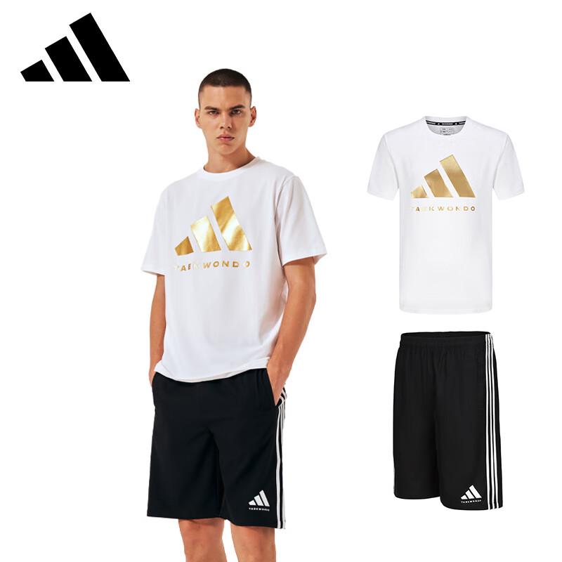 Adidas Men s Quick-Dry Short Sleeve & Shorts Sportswear Set 2XL
