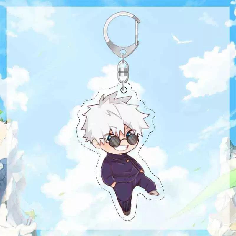 Anime Geto Suguru Ryomen Sukuna Fushiguro Toji Nanami Kento Okkotsu Yuta Inumaki Toge Acrylic Keychains Pendants Figure Toy Gift