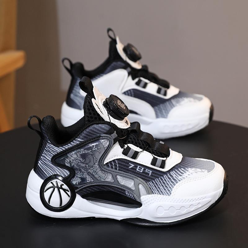 

Детские баскетбольные кроссовки со звуком трения, летние сетчатые дышащие, новые спортивные кроссовки для мальчиков и девочек, износостойкие, нескользящие, для реальных игр 40