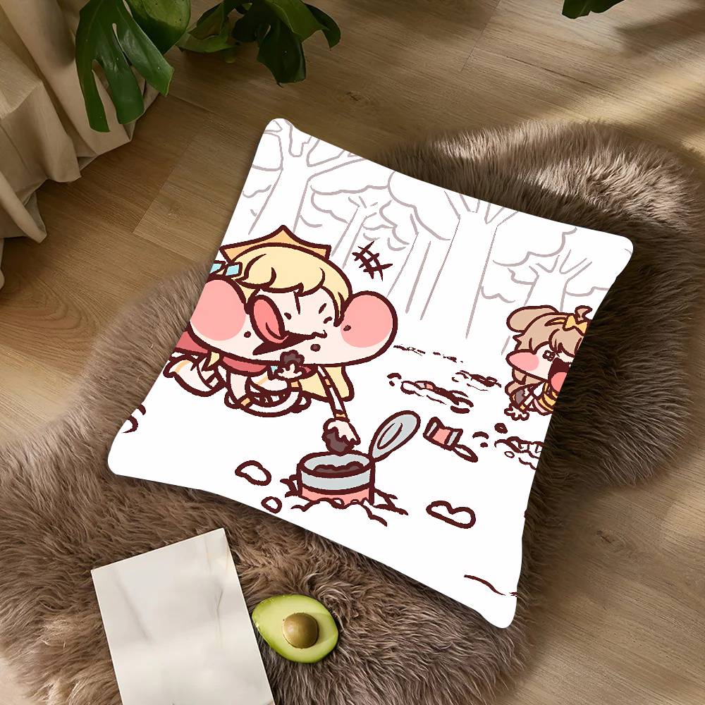 Popular Fashion Video Gaming T-TrickcalS Cushion Cover Decor Home Throw Pillow Covers For Couch Camping Pillow Cover Decorations