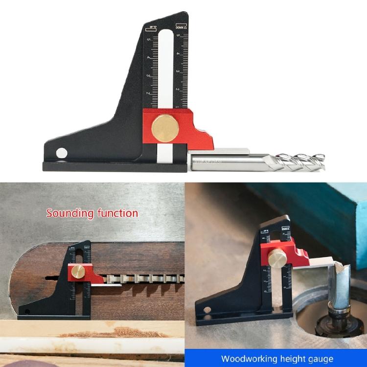 Versatile Height & Depth Meter Suitable for Table Saw& Router Tables Durable