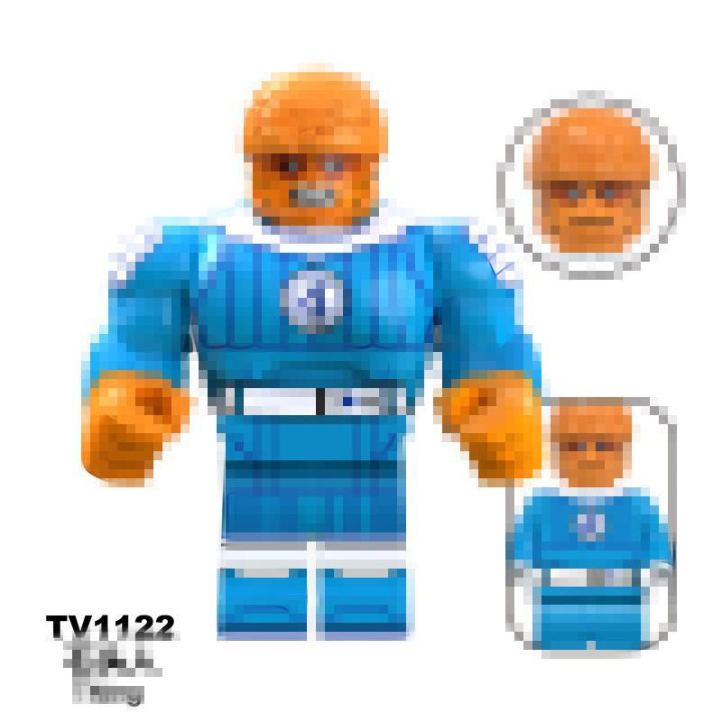 Superhero Series Four Heroes Building Block Figures TV6213-6215 Toy Set