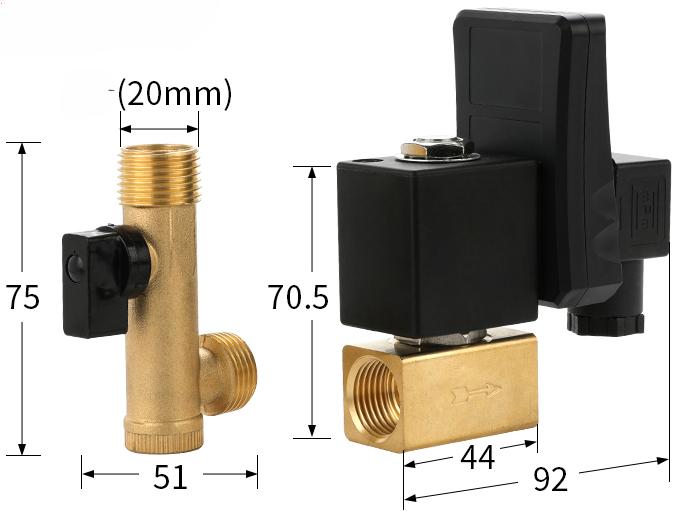 220VAC 24VDC Brass Valve with Automatic Switch of Electronic Drain Valve for Air Compressor