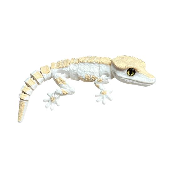 3D Printed Lizard Ornament, Articulated Lizard Fidget, Magnetic Lizard Figurine with Movable Joints, Animal Action Figure Magnet for Desktop