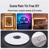 USB 5V LED Neon Light Strip with Button Switch - Frame Shaped Design