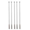7.5in Metal Beverage Stirrers Cocktail Drink Swizzle Stick with Paddles Reusable
