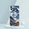 Everest Mountain World First Luxury Phone Case For iPhone 16 15 14 13 12 11 Pro Max XS X XR SE 7 8 Plus Silicone Clear Cover