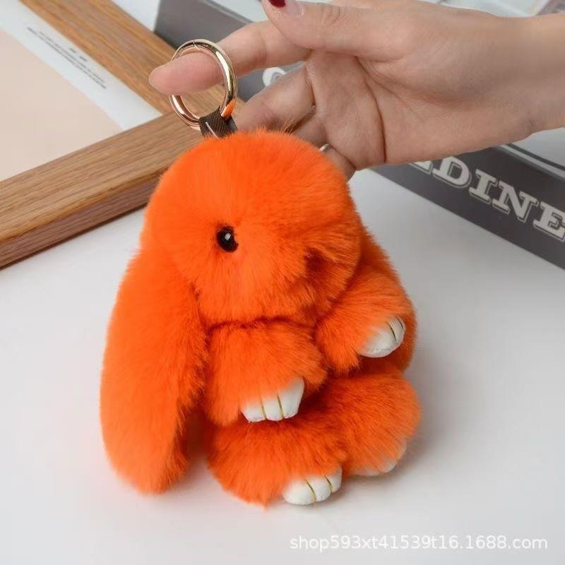Imitation Otter Rabbit Pendant, Bag Decor, Car Keychain Charm