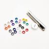 540-Piece 5mm Colored Copper Eyelet Buckles & Grommet Installation Tool Set