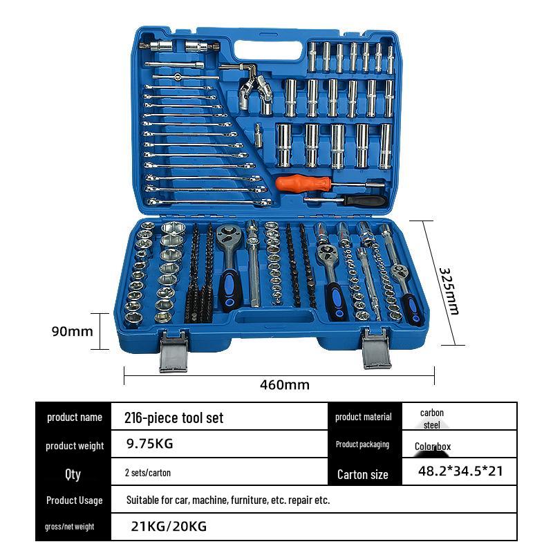 Multi-Functional Car Repair Ratchet & Socket Wrench Tool Set
