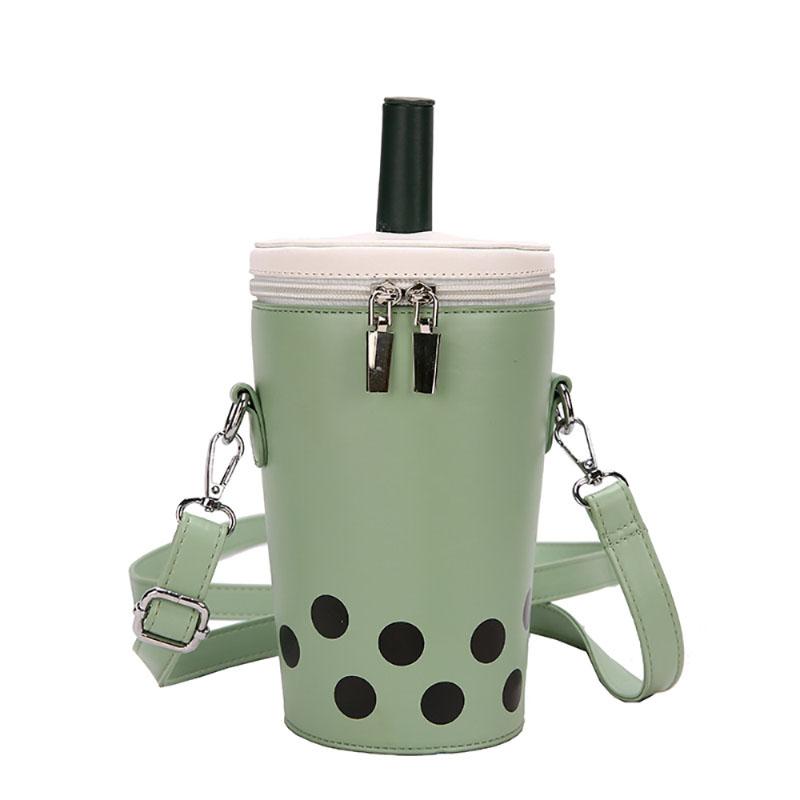 Pungă de ceai cu lapte cu personalitate la modă Fată drăguță, găleată mică, genți pentru ruj pentru telefon, noua versiune casual coreeană, pachet pop