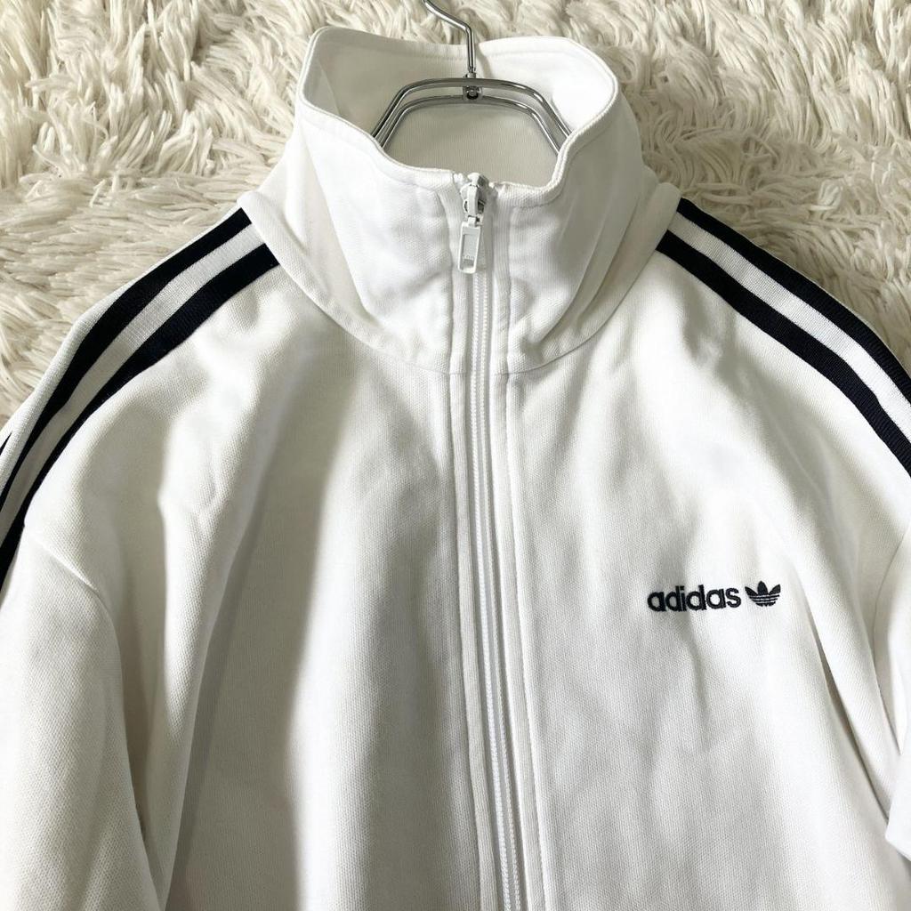 [USED] Rare Adidas 80s International Flag Tag Track Jacket, Size M