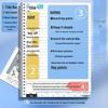B5 Thickened Loose-leaf Cornell Notebook for Exam Prep: Ideal for High School & Postgraduate Students