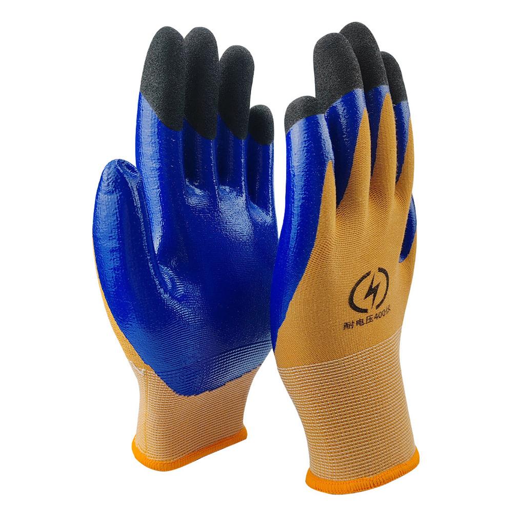 Electrical Safety Gloves Ultra Thin Flame Retardant Versatile Touchscreen Electrical Insulated Gloves 400V for Instrumentation