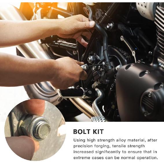 Upgraded OIL PAN STUD KIT BOLTS STAINLESS STEEL KIT for SMALL BLOCK CHEVY 283 327 350 400