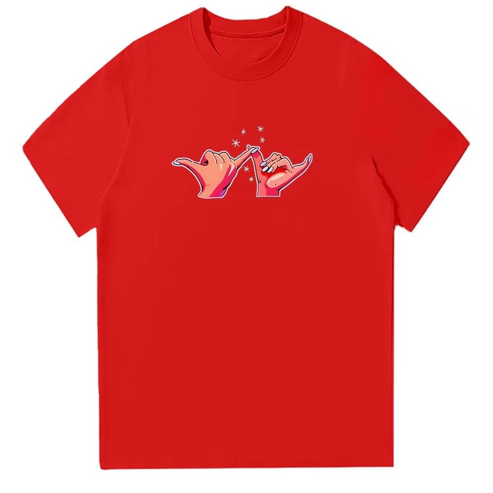 Tee Fashion O-neck High Street Y2k Tops in Summer Cotton T Shirts Unisex Short Sleeve  Clothes  Loose Casual T-shirt for Women