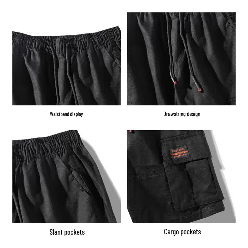 MiiOW Men's Summer Cargo Shorts