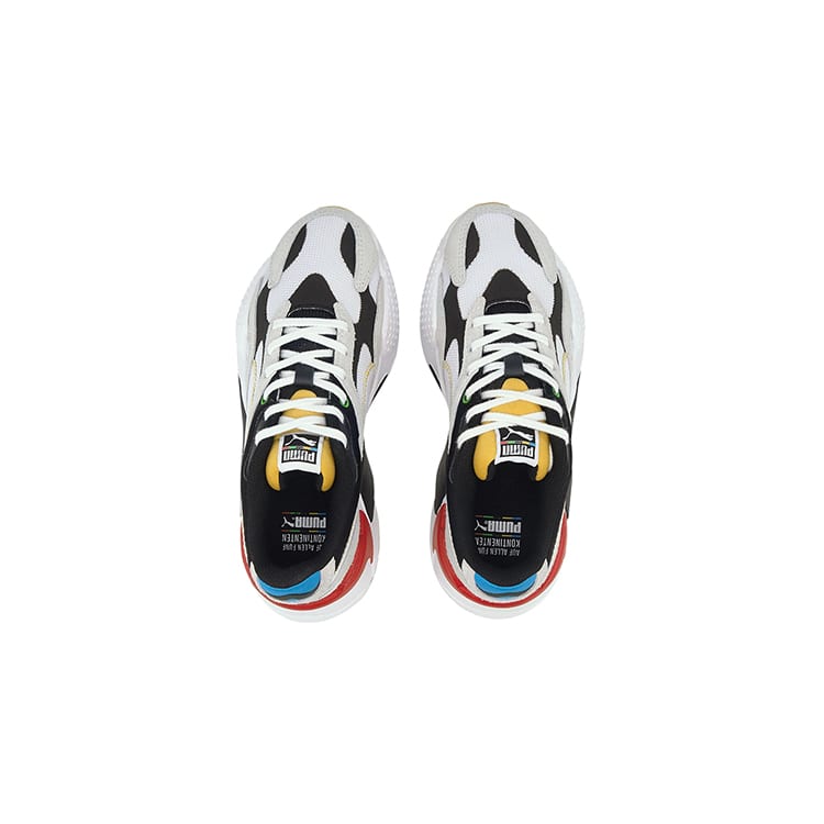 Puma Zapatos de Estilo de Vida para Niños RS X de Caña Baja Negro Blanco Rojo Adolescentes 374498-01