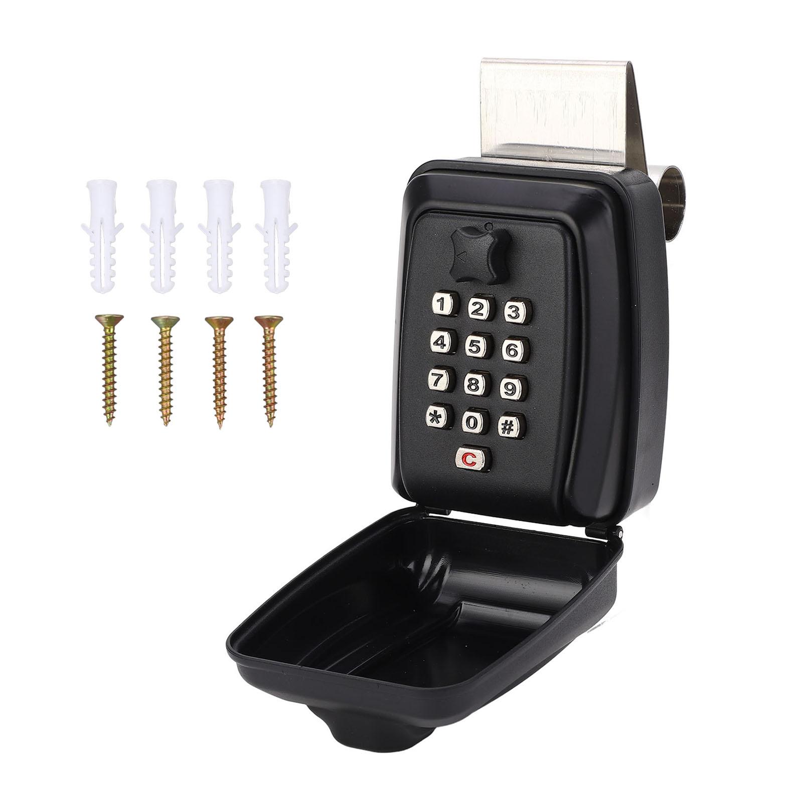 

Car Window Lock Box Zinc Alloy Key Pad Combination Rust Resistant Easy Installation For Car Rentals