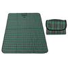 Couverture de pique-nique d'extérieur verte extra large 150x180cm – Imperméable et portable pour le camping, la plage, la randonnée, les festivals