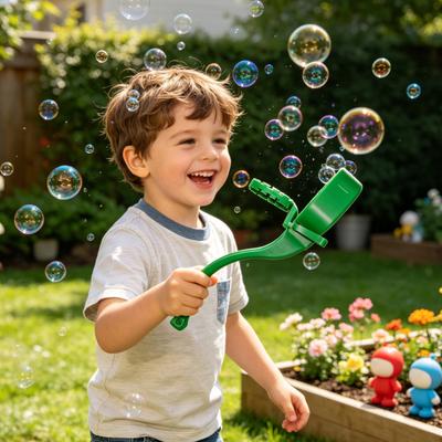 Yousheng Soap Bubble Pipe Retro 3D Printed Bubble Blower Wand Novelty Toy for Kids Adults Outdoor Fake Bubble Pipe Stress Relief Toy for Parties