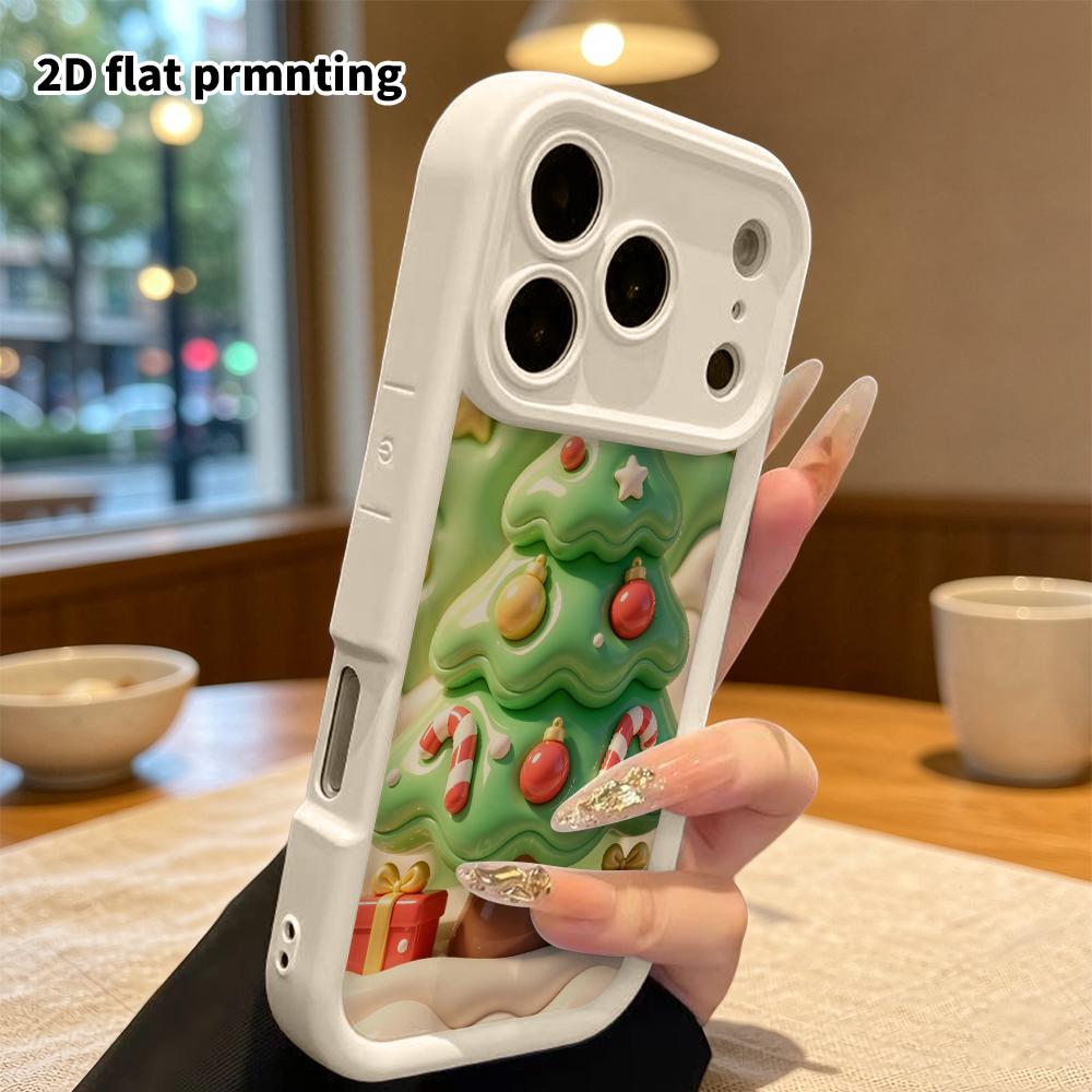Phone Case: 2D Flat Design Suitable for iPhone 18 17 16 15 14 13 Pro Protective Case, Travel Little White Duck, Perfect Christmas and Halloween Holida
