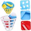 2 Sets Outdoor Indoor Toss and Catch Game Set, Durable Plastic Flying Disc Toys, Promotes Hand-Eye Coordination & Teamwork