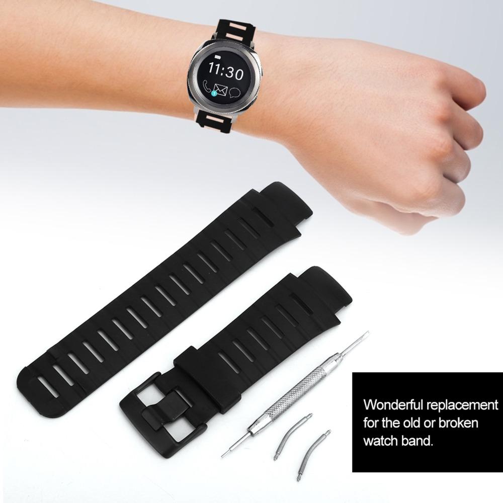 Black Sport Wristband for SUUNTO X-LANDER Daily Running, Fitness and Outdoor Adventure