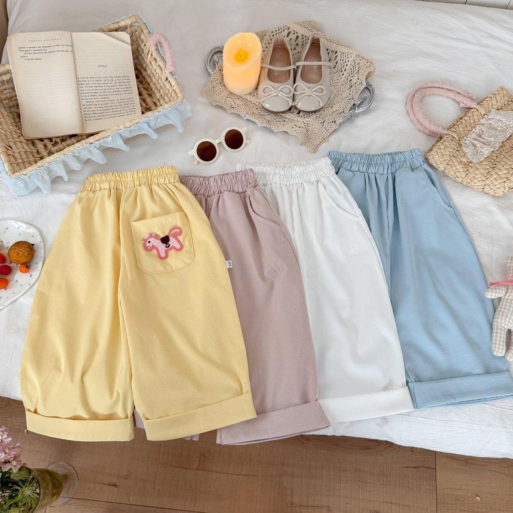 Kids' Stylish Spring/Autumn Loose Pants – Comfortable, Versatile Horse Print for Boys & Girls