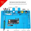 Heat-Resistant Silicone Repair Mat for Mobile Phone Soldering & Anti-Corrosion IC with Magnetic Pad