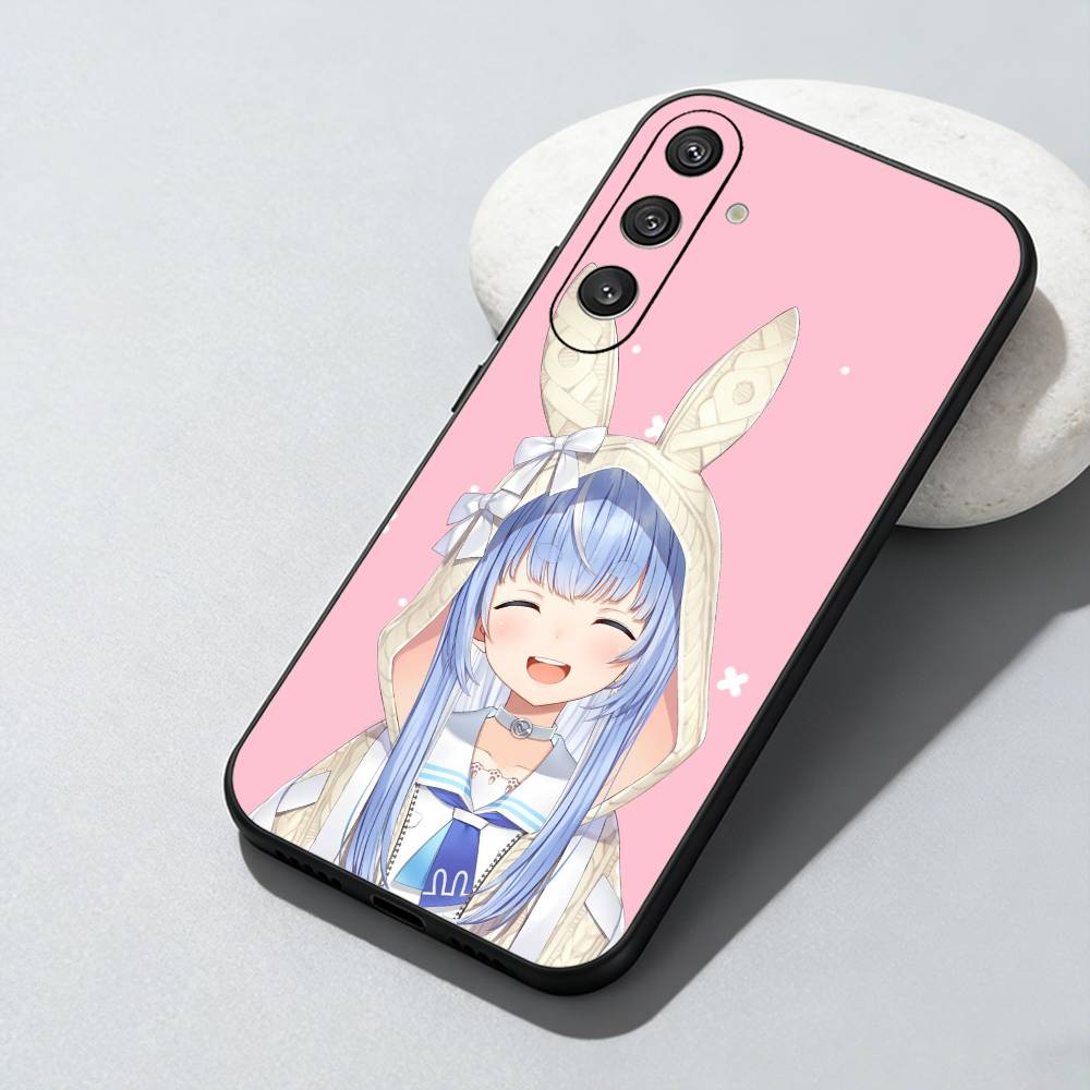 

Holo-Usada Pekora Phone Case For Samsung Galaxy A73,A72,A71,A70,A52,A51 Others Soft Black Cover Samsung a41