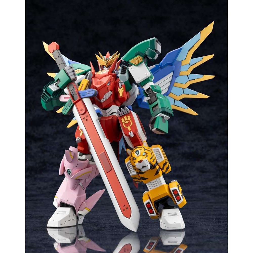 Kotobukiya Sentai Red Maximum Kizuna Kaiser Non-Scale Plastic Model Approximately 170mm Tall