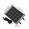 30W5V Portable Solar Panel with Adjustable Kickstand for Security Camera Phone Charging Power Bank Camping Emergency Outdoor