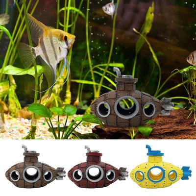 Craft Pet Supplies Home  Aquarium  Broken Submarine Wreck  Undersea Boat Fish Tank