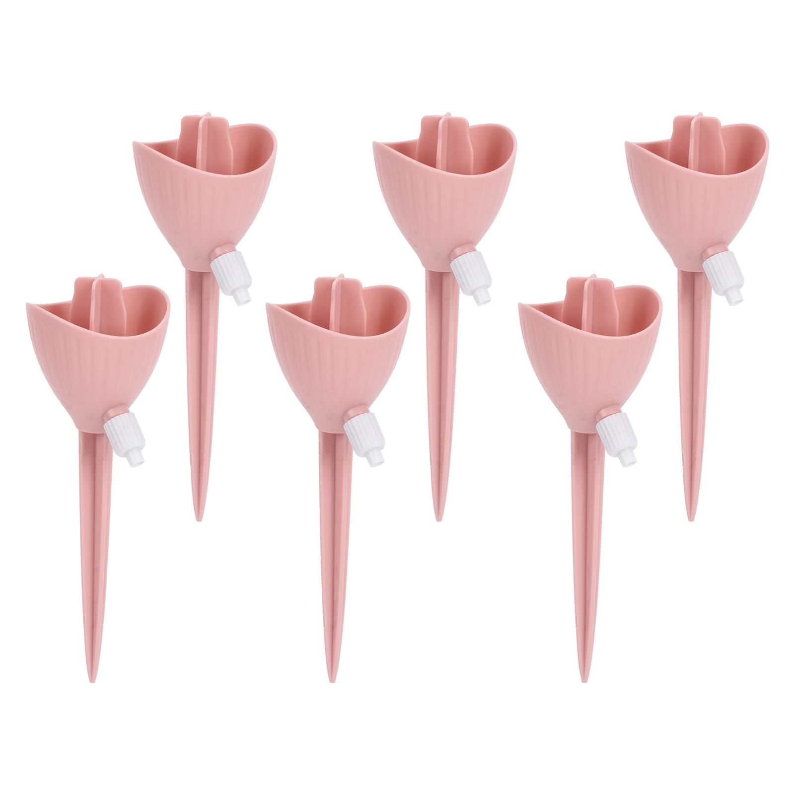 

6PCS Plant Self Watering Spikes Adjustable Speed Automatic Plant Waterer Dripper for Vacation Potted Plant Watering Type 1