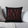 Fronha Decorativa Lit Nerd Sociedade dos Poetas Mortos Poliéster Linho Veludo Estampada Zíper Almofada Decorativa para Sofá